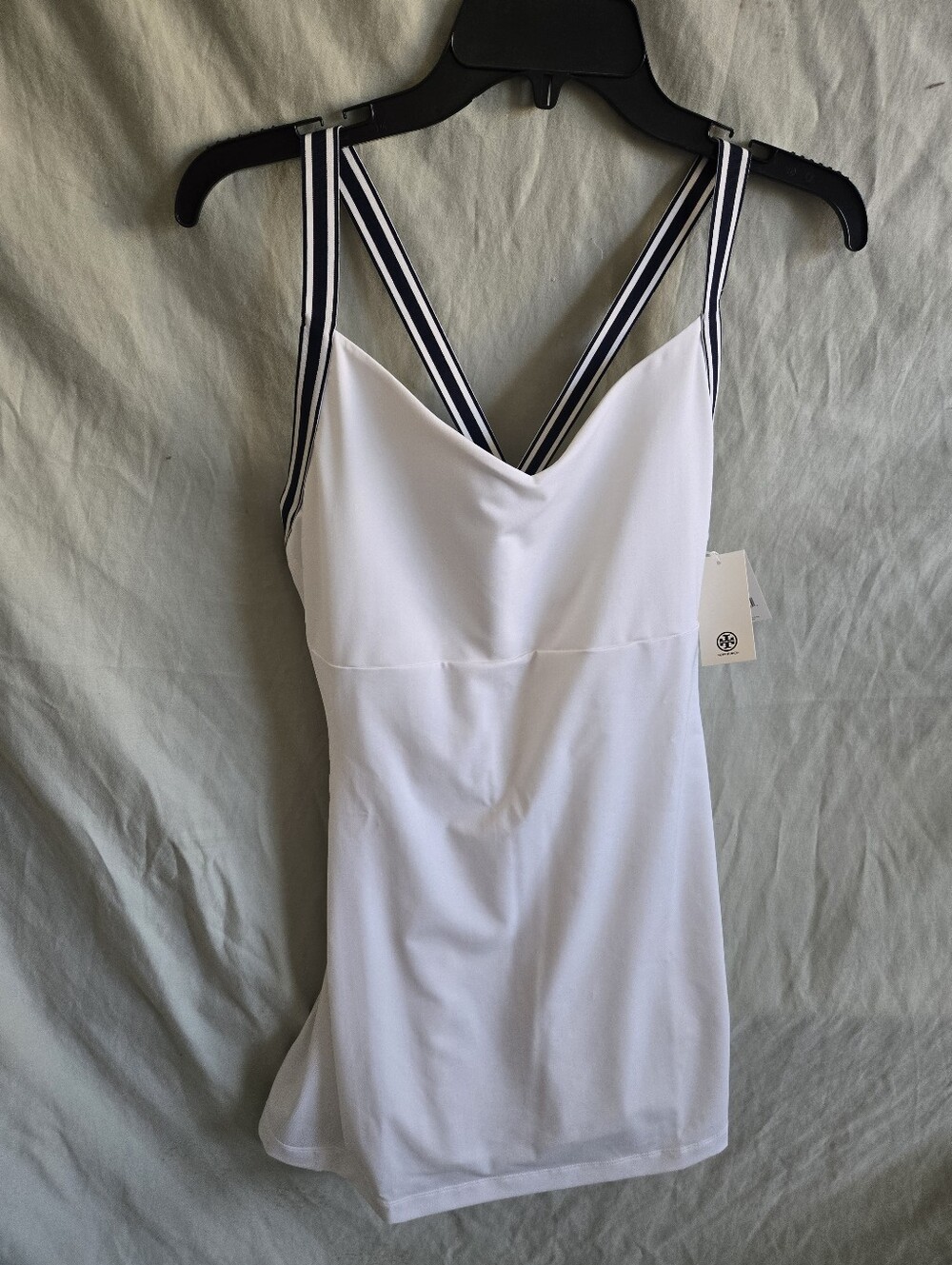 NEW Tory Burch Jersey Cross-Back Tennis Dress Size Large Retail- $228